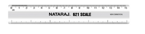 NATARAJ 621 SCALE 6" (15CM) (PACK OF 10 PCS)