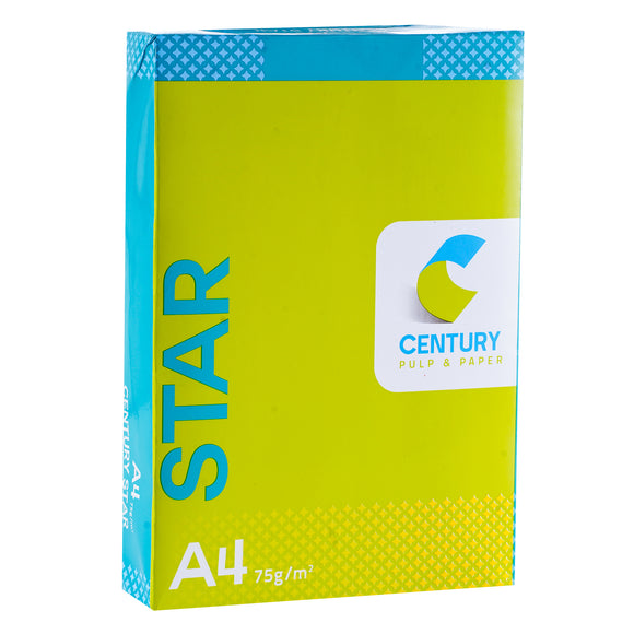 CENTURY STAR A4 75 GSM COPIER (500 SHEETS) REAM