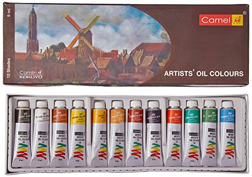 CAMEL ARTIST'S OIL COLOURS 9ML X 12 SHADES