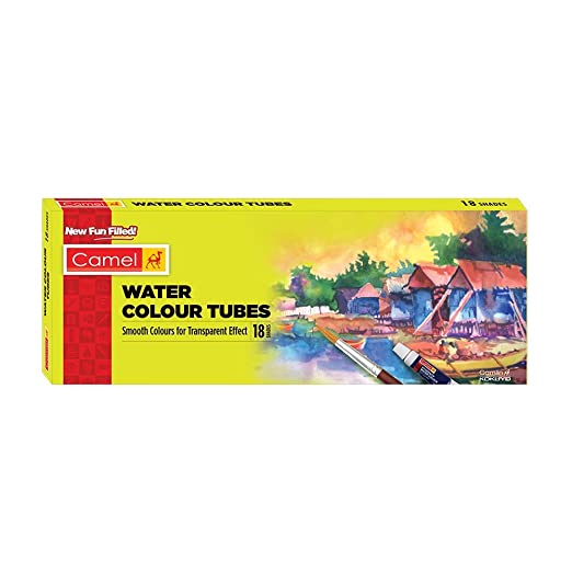 Camel Student Water Colour Tube 18 Shades