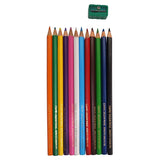 Camlin Colour Pencils 12 Shade Full Size