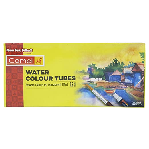 Camel Student Water Colour Tube 12 Shades