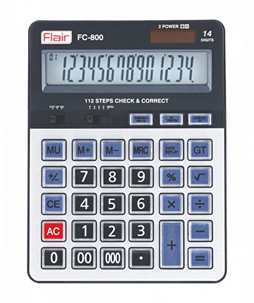 FLAIR FC-800 DESKTOP CALCULATOR