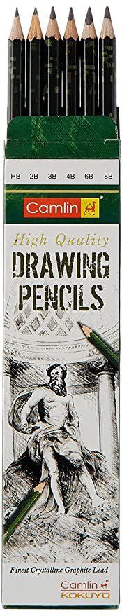 CAMLIN DRAWING PENCILS - PACK OF 6