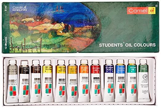 CAMEL STUDENTS' OIL COLOURS 9ML X 12 SHADES
