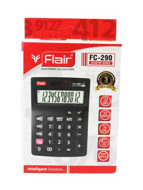 FLAIR FC-290 DESKTOP CALCULATOR