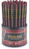 flair Sterling Extra Dark Pencils (JAR OF 50 PCS)